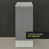 Bacha de acero inoxidable/ Mesada 40 cm Sin cajones Mood