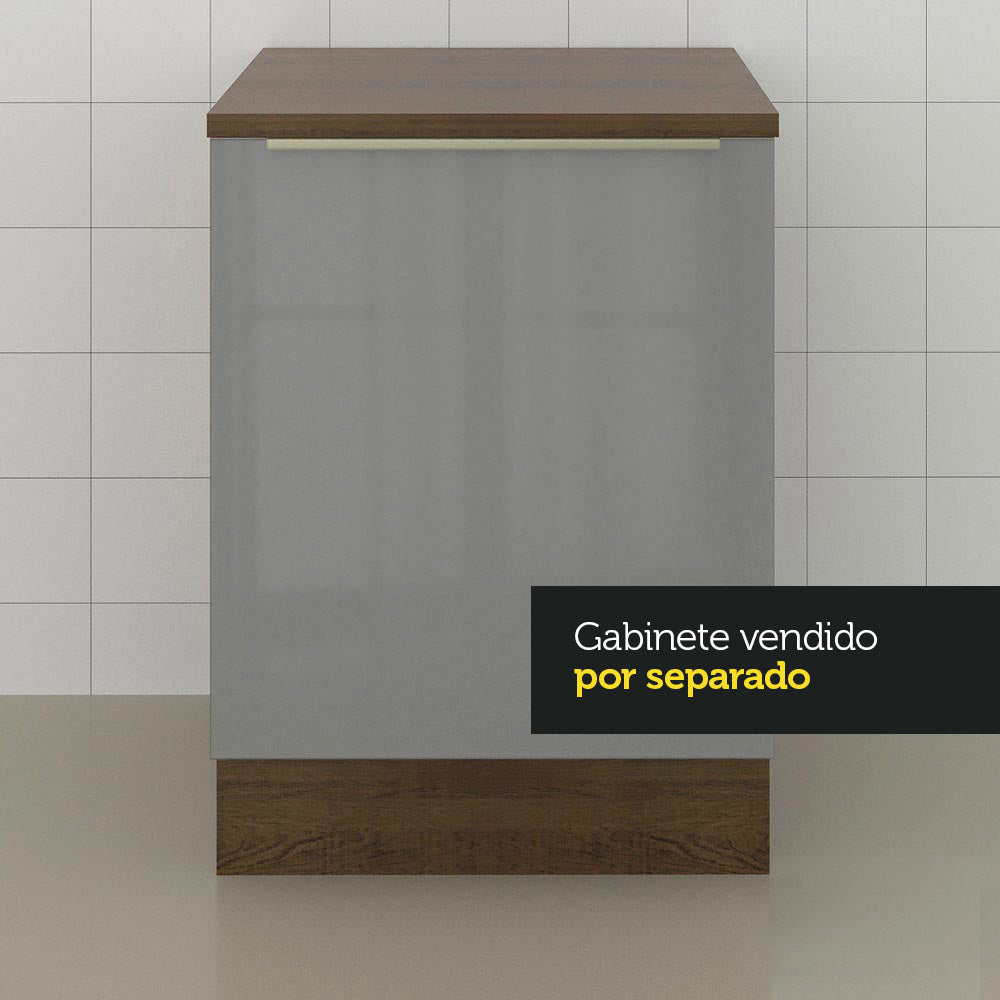 Tapa para Bajo Mesada 60 x 60 cm Marrón Madesa