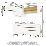 Combo completo de Cocina Esquinera Cocina Reims Madesa 332 BB