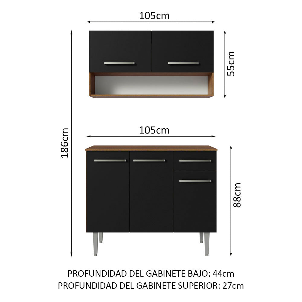 Combo de Cocina 105cm Emilly Madesa 03