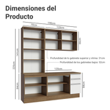 Combo de Cocina Madesa Glamy 190cm MB 05