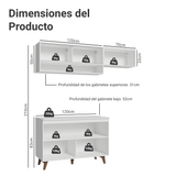 Combo de Cocina Madesa Reims 190cm BB 07