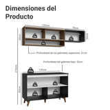 Combo de Cocina Madesa Reims 190cm NM 07