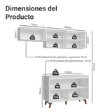 Combo de Cocina Madesa Reims 190cm BB 08