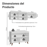 Combo de Cocina Madesa Reims 190cm BB 09