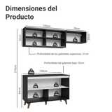 Combo de Cocina Madesa Reims 190cm NN 09