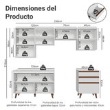 Combo de Cocina 250 cm Reims Blanco 09