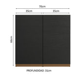 Alacena Gabinete Superior Cocina Madesa Reims 70cm NN 01