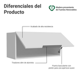 Alacena para Dormitorio 70 cm 1 Puerta Rebatible Neo Blanco