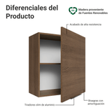 Alacena para Dormitorio 60 cm 1 Puerta Marrón Neo Madesa