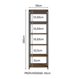 Estante Multiuso para Lavadero Madesa 5 Repisas 59cm MN
