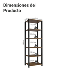Estante Multiuso para Cocina 59 cm Marrón Madesa