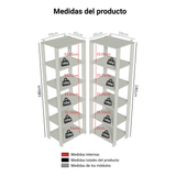 Armario Organizador Multiuso para Cocina Madesa 118cm MN 1