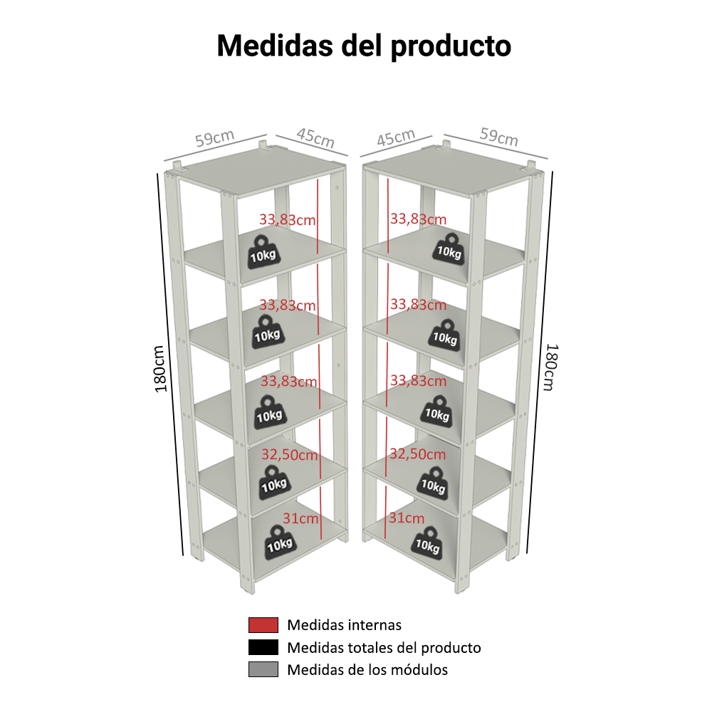 Armario Organizador Multiuso Para Cocina Madesa 118cm MN 02