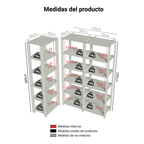 Estante Multiuso para Cocina 177 cm Marrón/Negro Madesa
