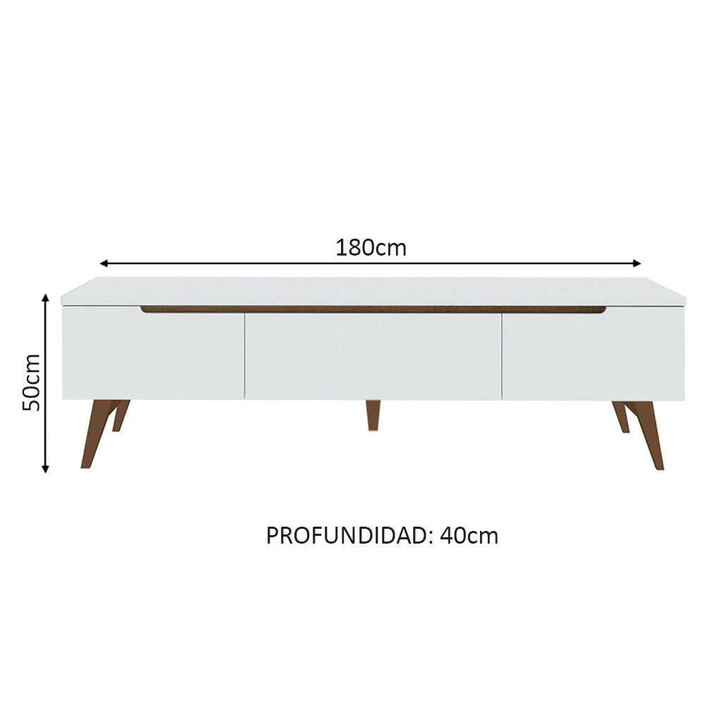 Rack para TV Reims Hasta 75 Pulgadas Blanco