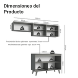 Cocina compacta 200cm Gris Nice Madesa 01XA