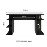 Escritorio Office 9409 Madesa Negro