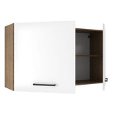 Gabinete Superior Multiuso Garaje 120cm Marrón/Blanco
