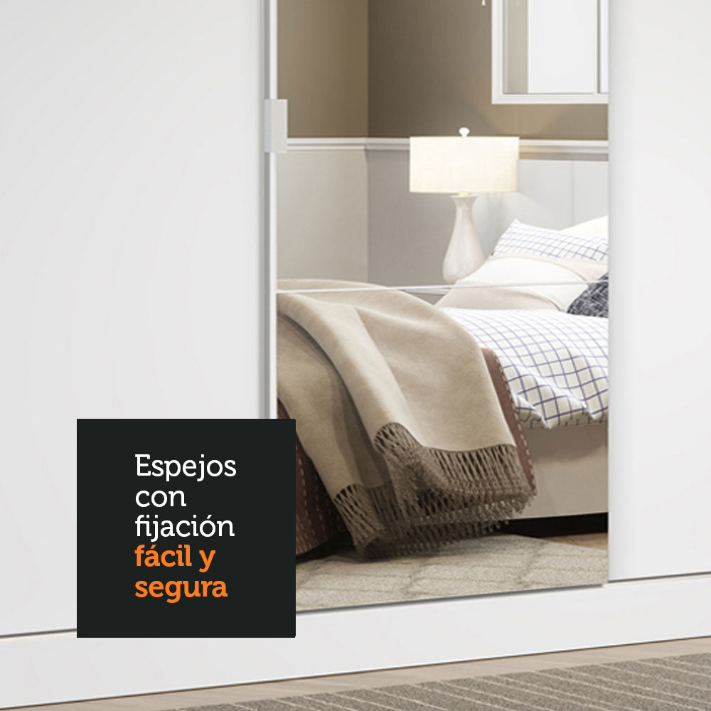 Kit Madesa con 6 Espejos de 30 x 59,5 cm para Placard Ropero