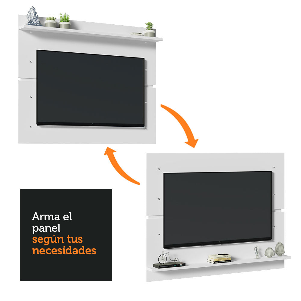 Panel para TV hasta 65 Pulgadas Madesa Blanco