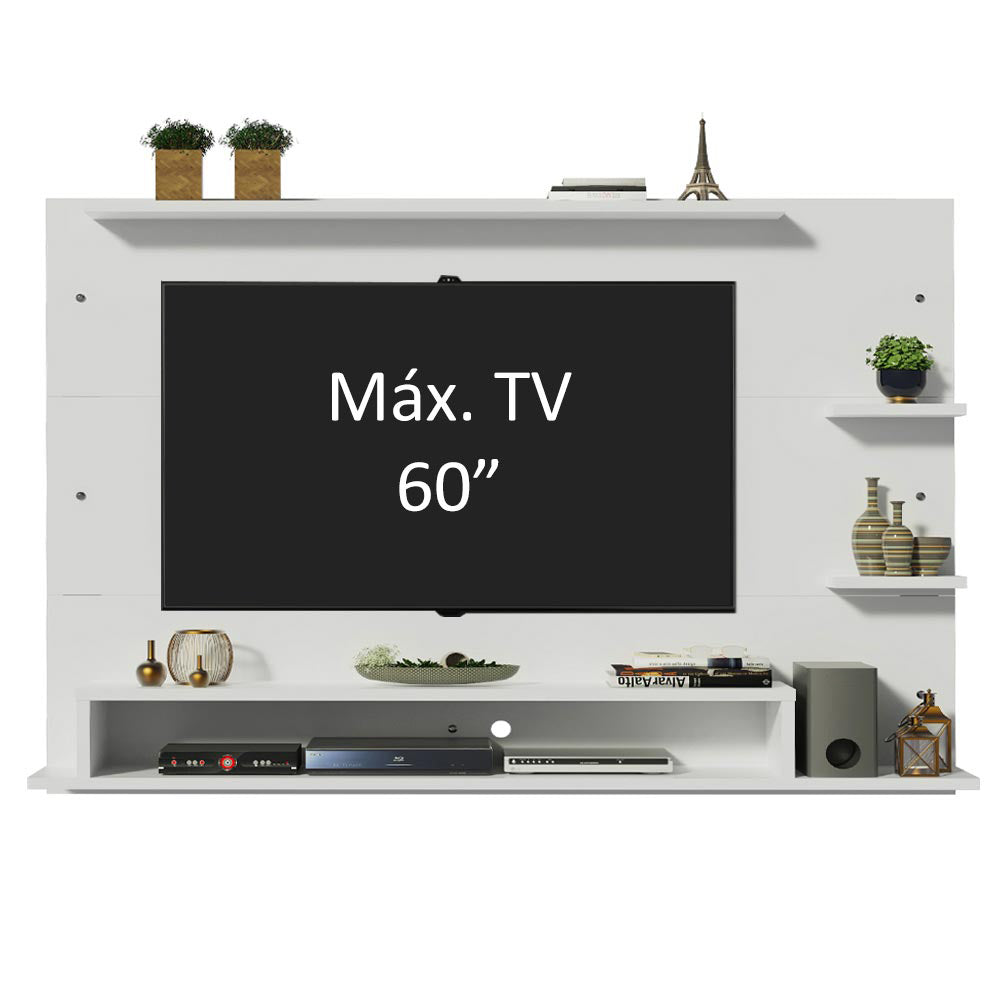 Panel de TV Hasta 60 Pulgadas 180 cm Blanco Alfa Madesa