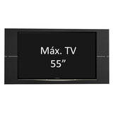 Panel para TV hasta 55 Pulgadas Madesa Negro