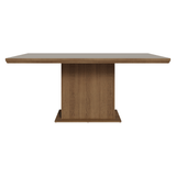 Mesa de Comedor Rectangular Tapa con Borde Biselado Marrón/Crema 5275 Madesa