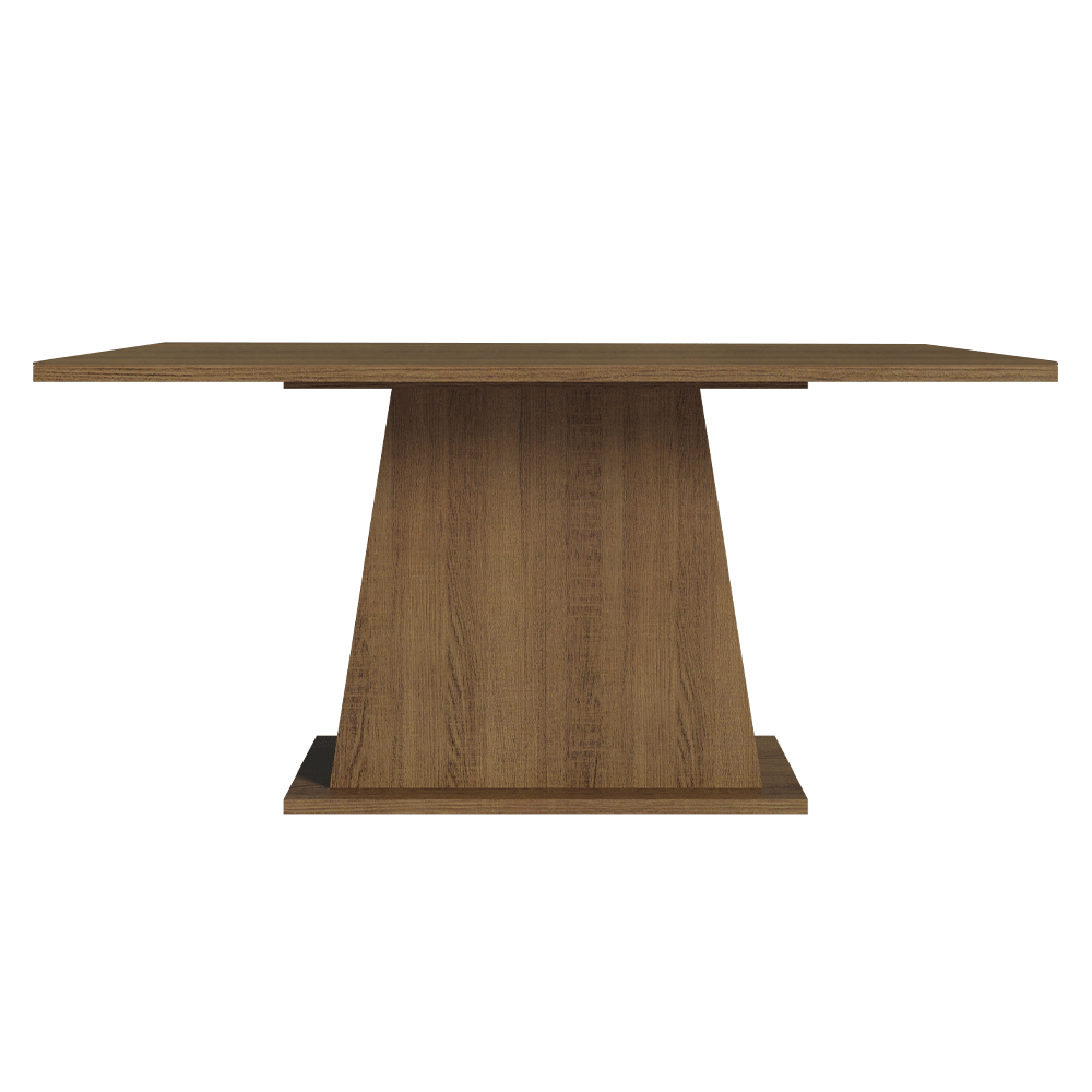 Mesa de Comedor Rectangular Tapa de Madera Marrón Tablero de Madera 5364 Madesa