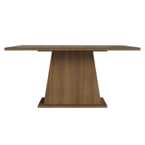 Mesa de Comedor Rectangular Tapa de Vidrio Marrón Tablero de Vidrio 5364 Madesa