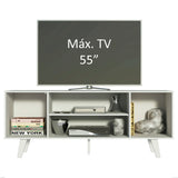 Rack para TV Copenhagen 55 Pulgadas Blanco