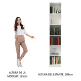 Biblioteca 6906 con Nichos Blanco