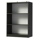 Biblioteca Organizador Madesa 6907 con 3 Nichos Negro