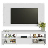 Rack para TV y Panel Hasta 65 Blanco Orlando