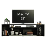 Rack para TV hasta 65 Pulgadas Madesa Cancun Negro