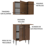 Kit Esquinero 2 Puertas Emilly Marrón