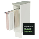 Bajo Mesada Repassador 20 x 60 cm (Con Mesada) para Cocinas Blanco Madesa