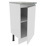 Bajo Mesada Madesa Glamy 35 x 60 cm 1 Puerta (Con Mesada) Blanco