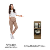 Bajo Mesada Cocina 35 x 60 cm 1 Puerta (Sin Mesada) Marrón Stella Madesa