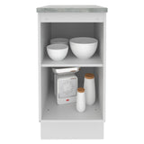 Bajo Mesada 40 cm x 60 cm, 1 Puerta Glamy Blanco