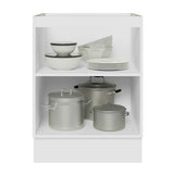 Bajo Mesada Cocina 60 x 60 cm 1 Puerta (Sin Mesada) Blanco Glamy Madesa