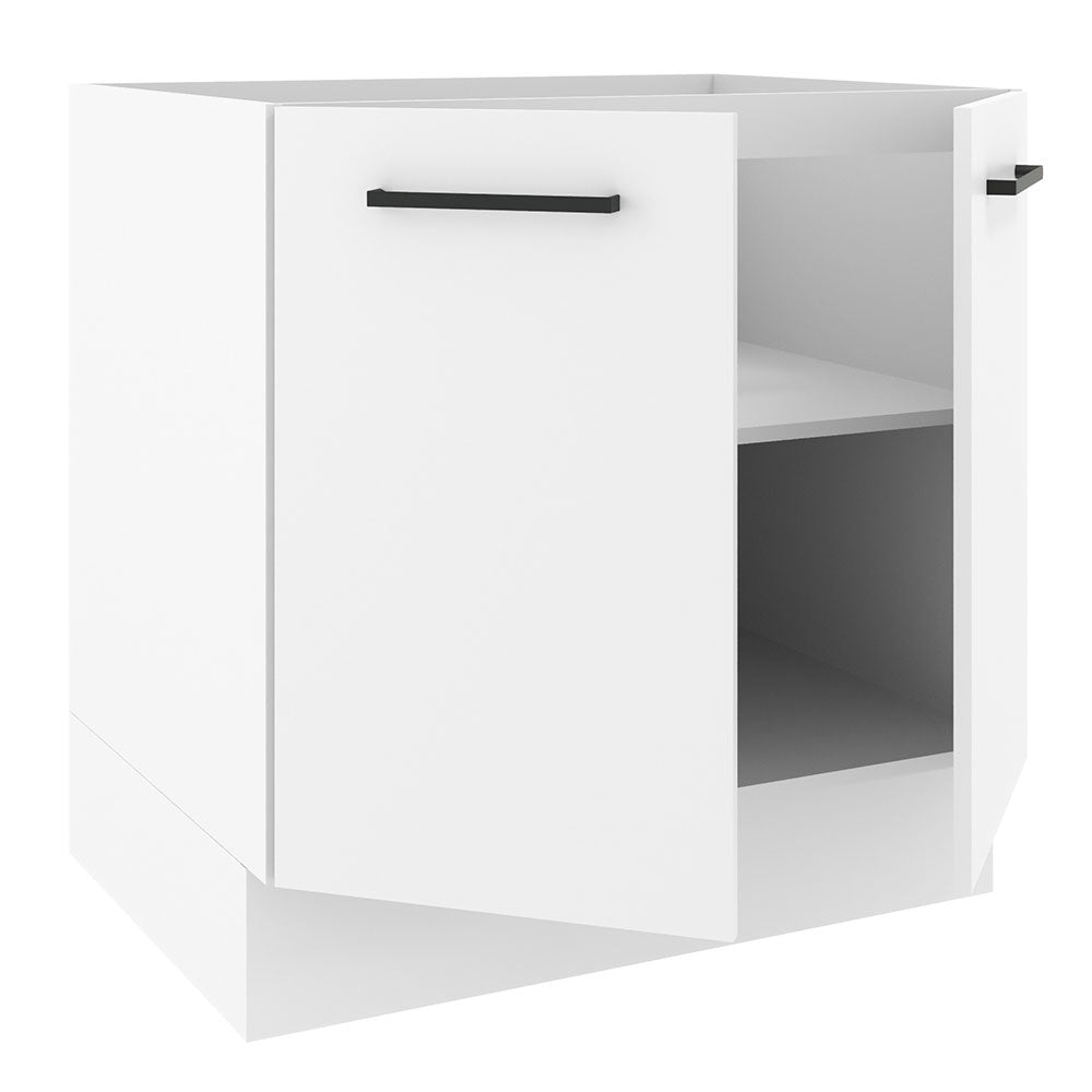 Bajo Mesada 80 cm x 60 cm, 2 Puertas Agata Blanco