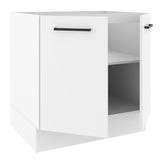 Bajo Mesada 80 cm x 60 cm, 2 Puertas Agata Blanco