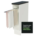 Bajo Mesada Cocina Porta Repasador 100% MDF Blanco Acordes Madesa