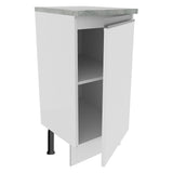 Bajo Mesada 35 cm 1 Puerta Glamy Blanco