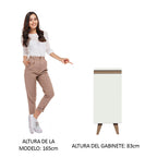 Bajo Mesada 35 cm 1 Puerta Blanco Reims Madesa