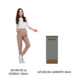 Bajo mesada Madesa Agata 35 Cm 1 Puerta