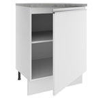 Bajo Mesada 60 cm 1 Puerta Blanco Glamy Madesa