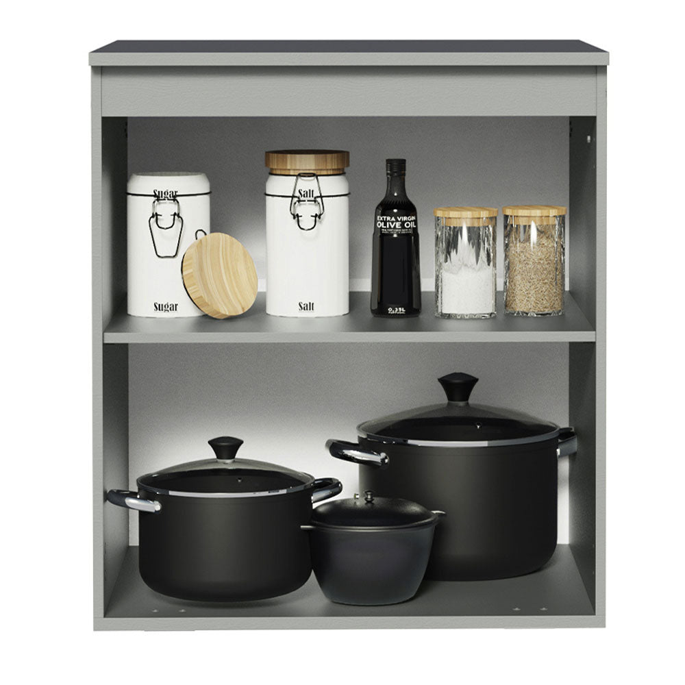 Bajo Mesada 60 cm 1 Puerta Nice Gris
