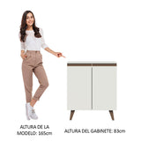 Bajo Mesada Reims 70 cm 2 Puertas - Blanco